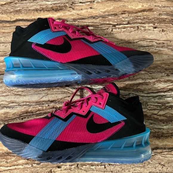Nike LeBron 18 low fireberry like new - Picture 1 of 5